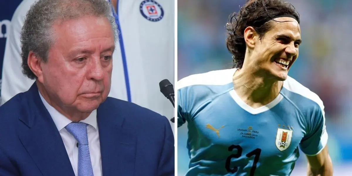 Cruz Azul received good news after Víctor Garcés' arrest, now it would even have money to sign Cavani.