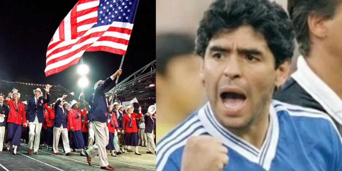 Diego Maradona had a personal problem with the United States because of its position in favor of Cuba, but there were two athletes who knew how to win his affection and admiration.
