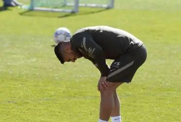 El Pistolero suffered an injury in the training of Atlético Madrid