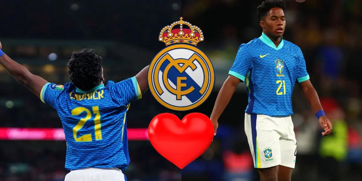 Endrick shows his maturity by leaving a heartwarming message for his little brother.