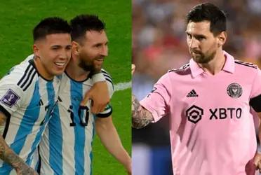 Enzo's words on Lionel Messi