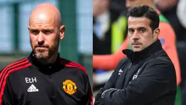 Erik ten Hag and Marco Silva reveal their starting XI's.