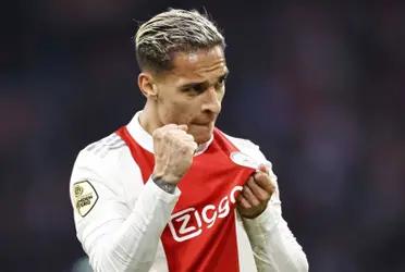 Erik ten Hag discovered Antony when he was coaching Ajax.