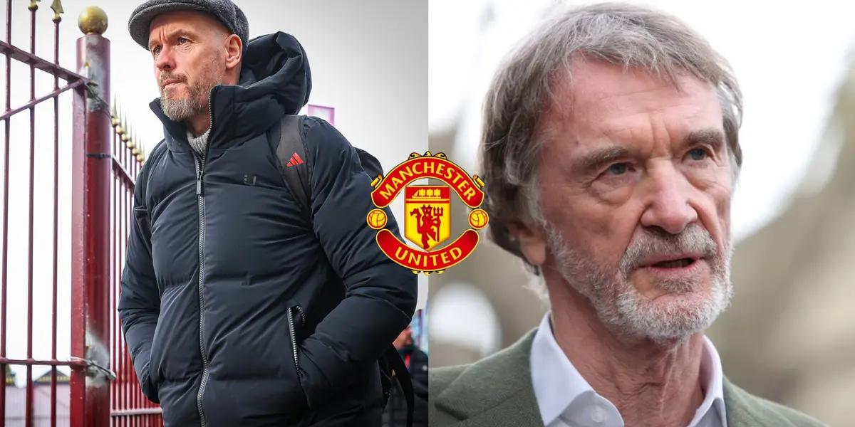 Erik Ten Hag's future lies on the hands of Sir Jim Ratcliffe.