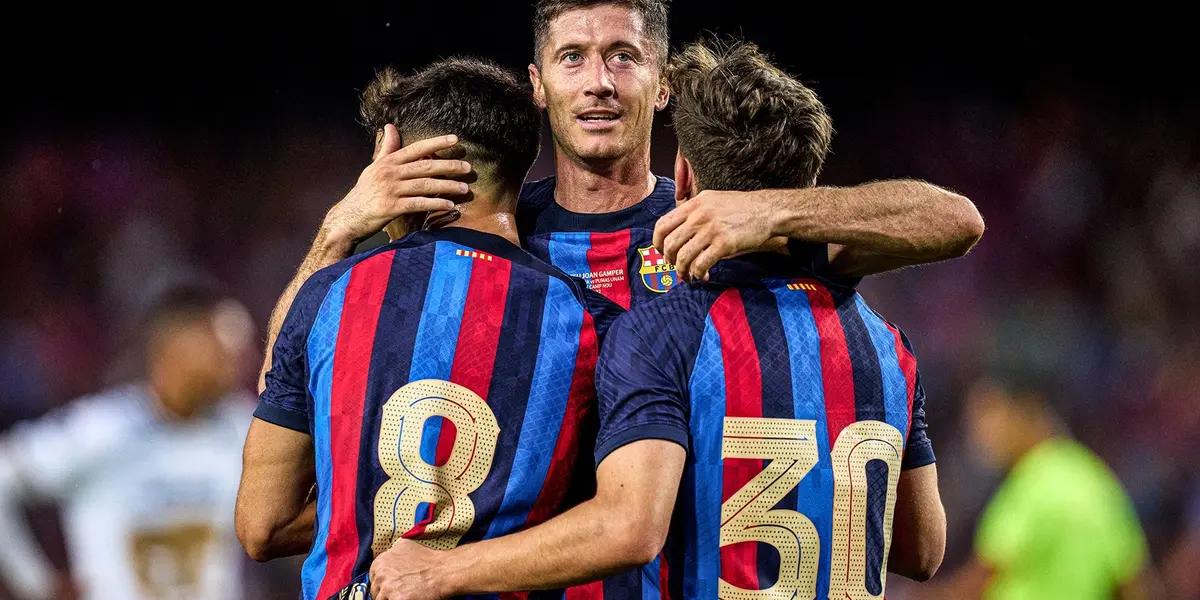 FC Barcelona got the early lead thanks to a goal from Lewandowski.