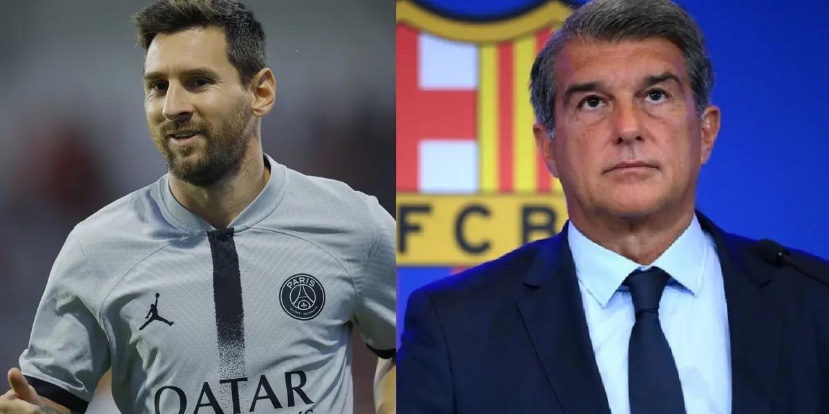 FC Barcelona launched a message on the possible return of Lionel Messi, challenging PSG
