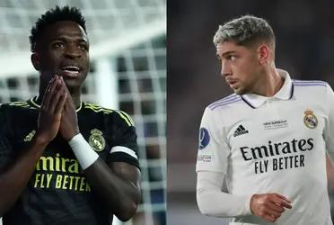 Fede Valverde did not like Vinicius' missed chances at all