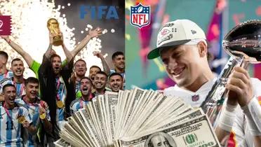FIFA pays 42 million to the World Cup winner, what NFL gives to Superbowl champs