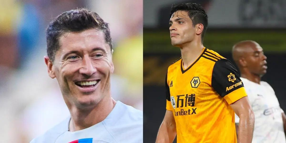 Find out what Lewandowski did when he learned that Raúl Jiménez would join FC Barcelona