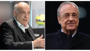 Florentino Perez and Javier Tebas