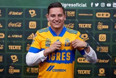 Florian Thauvin was presented this Friday as a new reinforcement of Tigres UANL