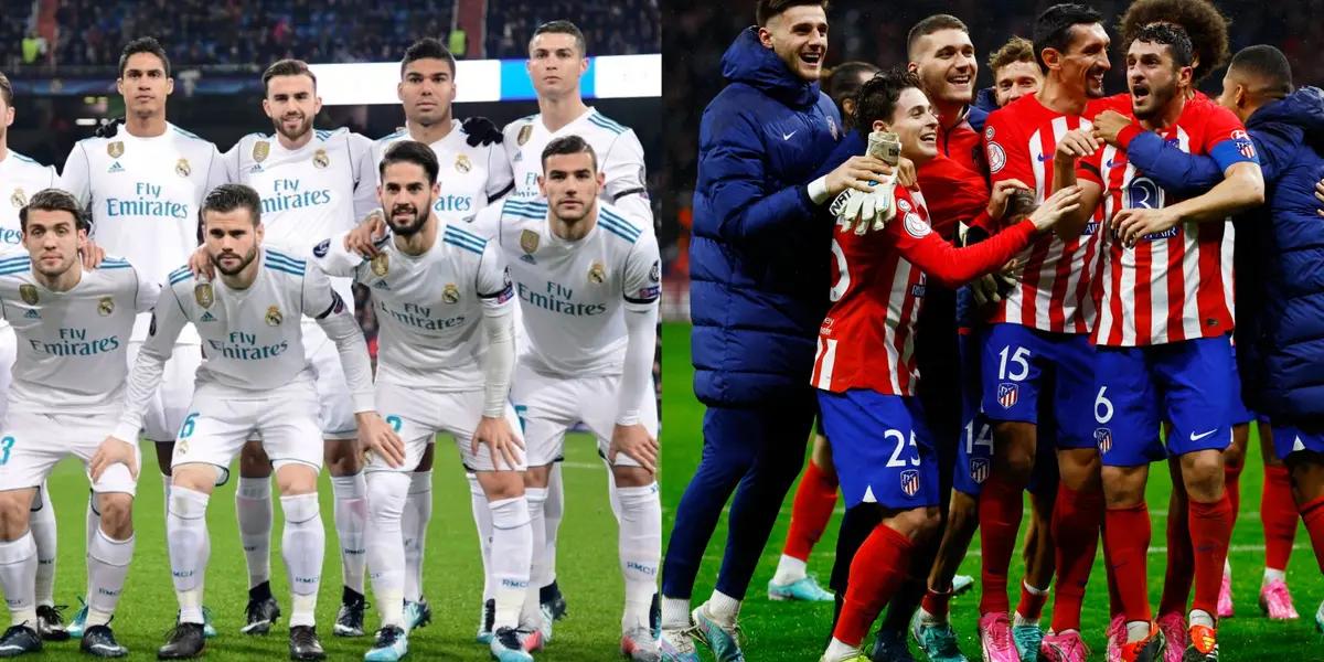 Former Real Madrid player will root for Atletico Madrid against Inter Milan in the Champions League.