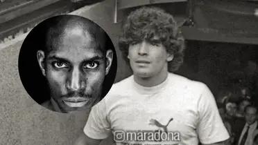 Garnett y Maradona. Foto: redes de Garnett y Maradona.
