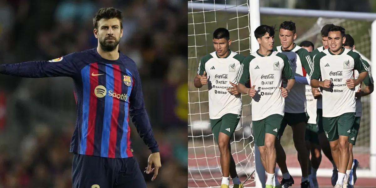 Gerard Piqué announces his official retirement from soccer, after the scandal with Shakira. One of the Tri had the same problem.