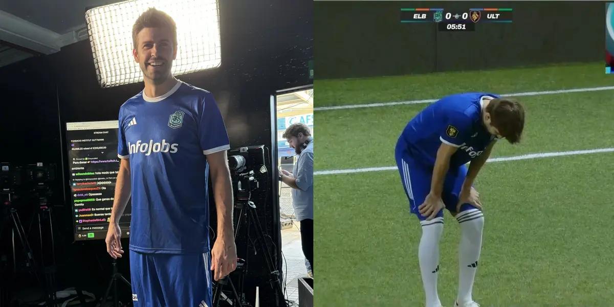Gerard Pique just fell and is going viral over it.
