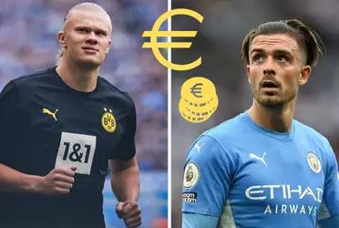 Grealish cost almost twice what the Norwegian cost.