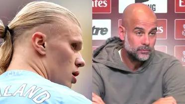 Guardiola sent a controversial message on Haaland's fitness ahead of City's game against Tottenham.