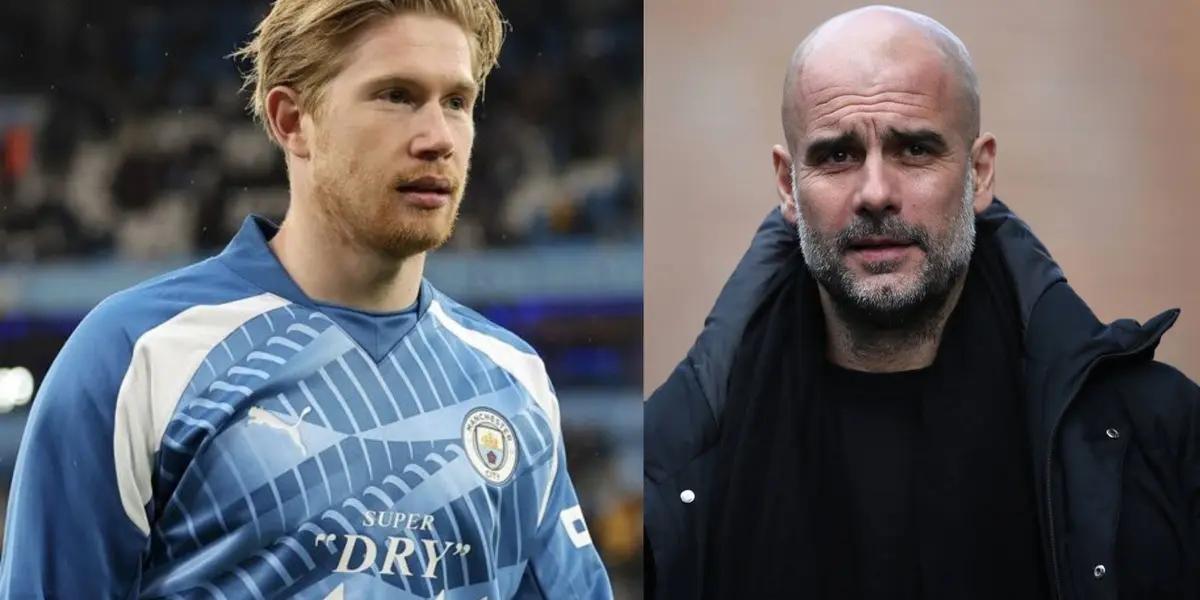 Guardiola spoke about when De Bruyne could return to the field