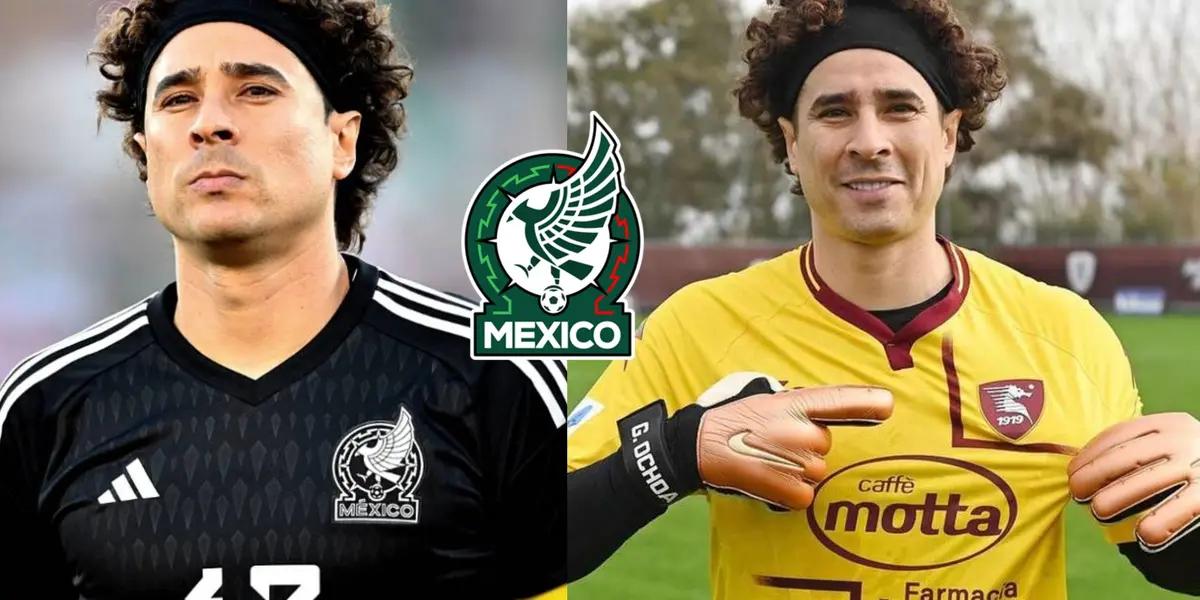 Guillermo Ochoa has already made his debut with his club Salerlitana, in a test match, but things did not go well