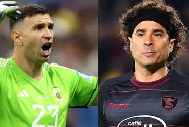 Guillermo Ochoa wanted to imitate Dibu Martínez, to canchere and make the Juventus player nervous. This was what happened