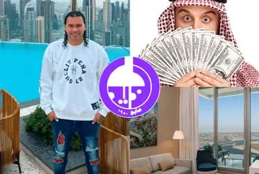 Gullit Peña's life would change radically after arriving in the United Arab Emirates, now living in a luxury hotel in Dubai