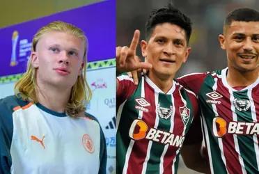 Haaland's unexpected gesture with Fluminense fans