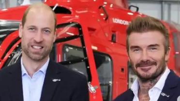 Harry William and David Beckham. Photo: David Beckham's social networks.