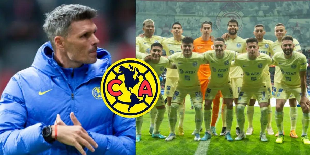 He didn't want Fernando Ortiz, they left him to the coach and now he is saying goodbye to America on the verge of his debut.