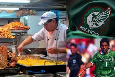 He had a stint with El Tri, humiliated Jorge Campos with a tunnel goal, but now he is dedicated to other activities, linked to the sale of food.