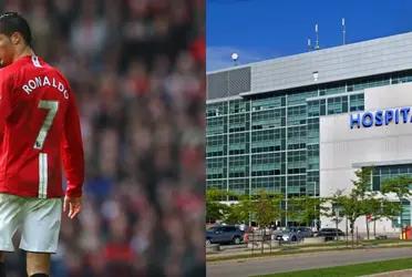 He is an idol of Manchester United, he won a Champions League with Cristiano Ronaldo, now he is hospitalized