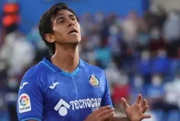 He joined Getafe on a 1-year loan from Chivas.