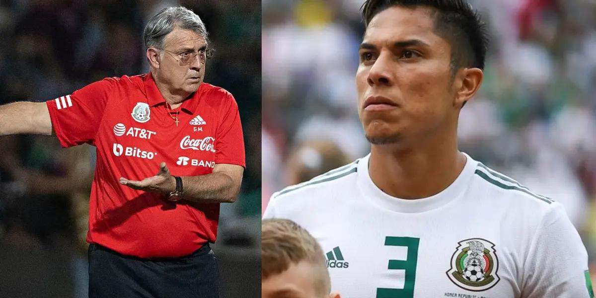 He learned of the return of Carlos Salcedo and the resignation of a player that Martino values highly.