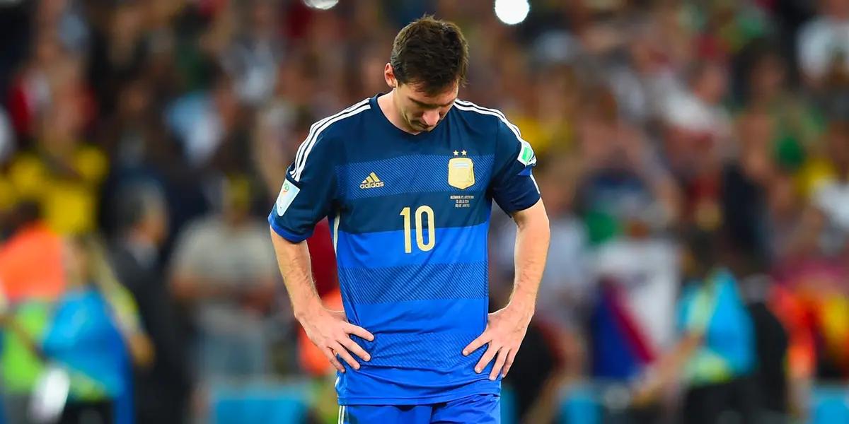 He prevented Leo from already having a World Cup, he suffered an injury and will miss the rest of the European season