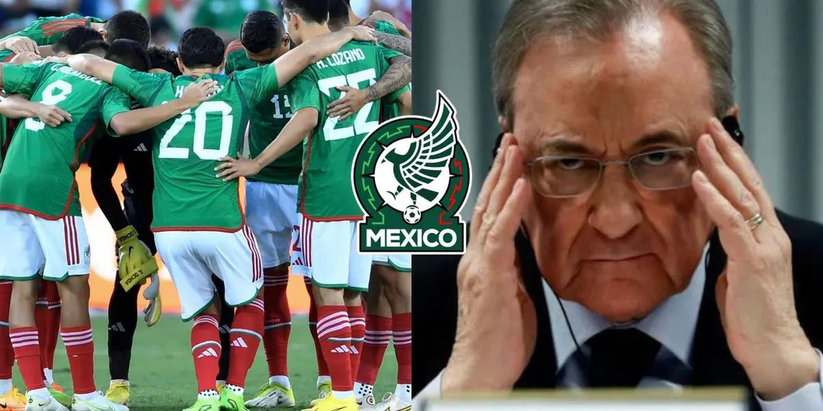 He said no, the Mexican player refused to play for Real Madrid, now he is resigning from El Tri.