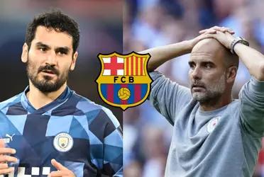 He saw that Gundogan was leaving for FC Barcelona, so he made the decision to leave as well