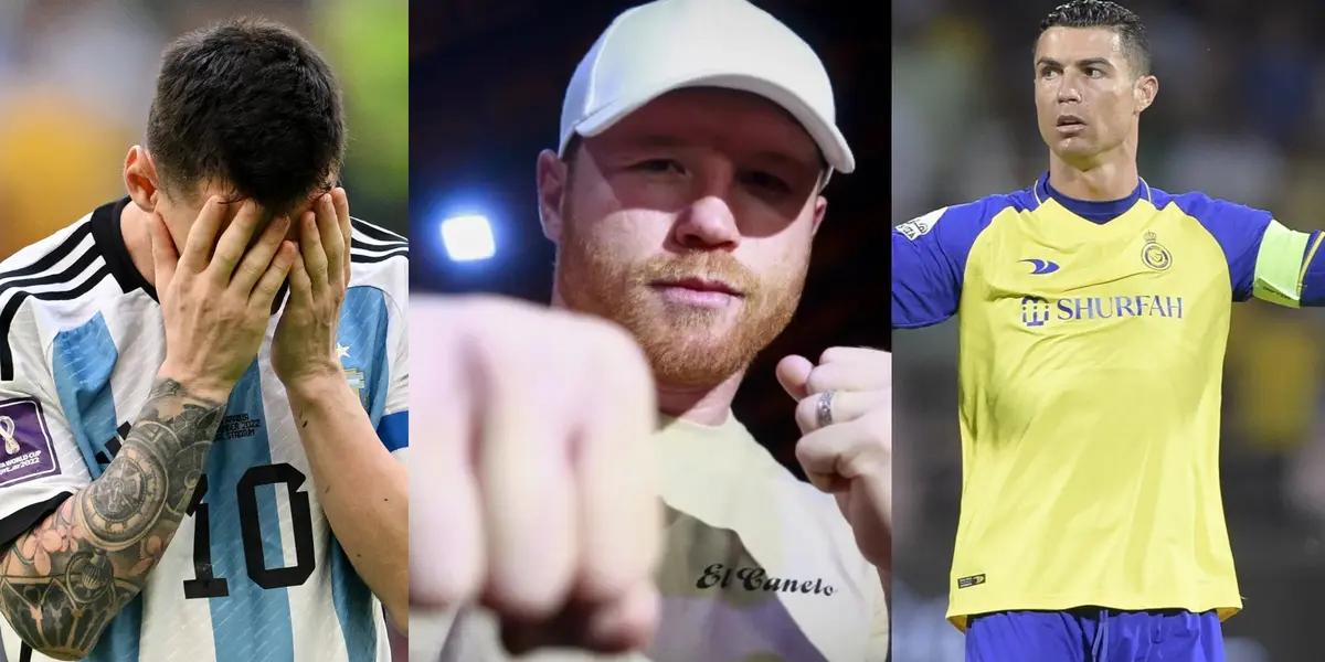 He threatened to hit Messi, what Saul Canelo says now about Cristiano Ronaldo