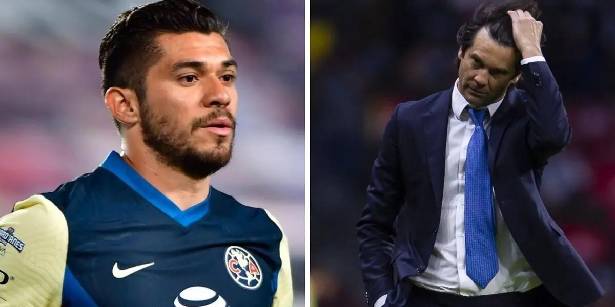 Henry Martín gave more details of the bad atmosphere that existed in Santiago Solari's training sessions in América.