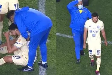 Henry Martin was injured in Club América's match against Atlético de San Luis