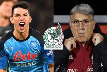 Hirving Lozano and a play he made in Napoli's last game is already alerting Gerardo Martino and El Tri