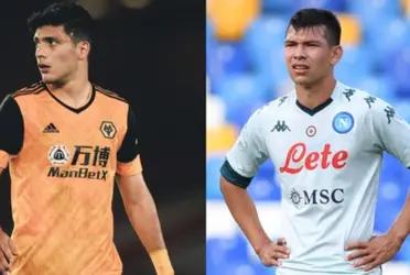 Hirving Lozano and Raul Jimenez are Mexican forwards in Europe, see how much fortune they withdraw from their clubs.