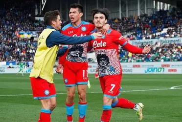 Hirving Lozano contributed an assist in Napoli's 1-3 win over Atalanta in the round 31 Serie A fixture.