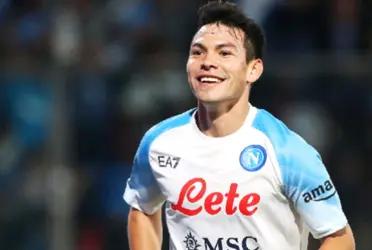 Hirving Lozano's new nickname in Italy after reaching 100 Serie A appearances for Napoli