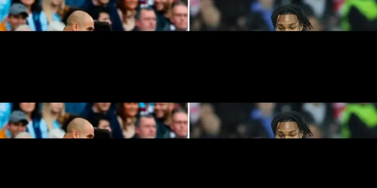 In his first game with the first team, the Englishman scored and forced the penalty for the third goal.