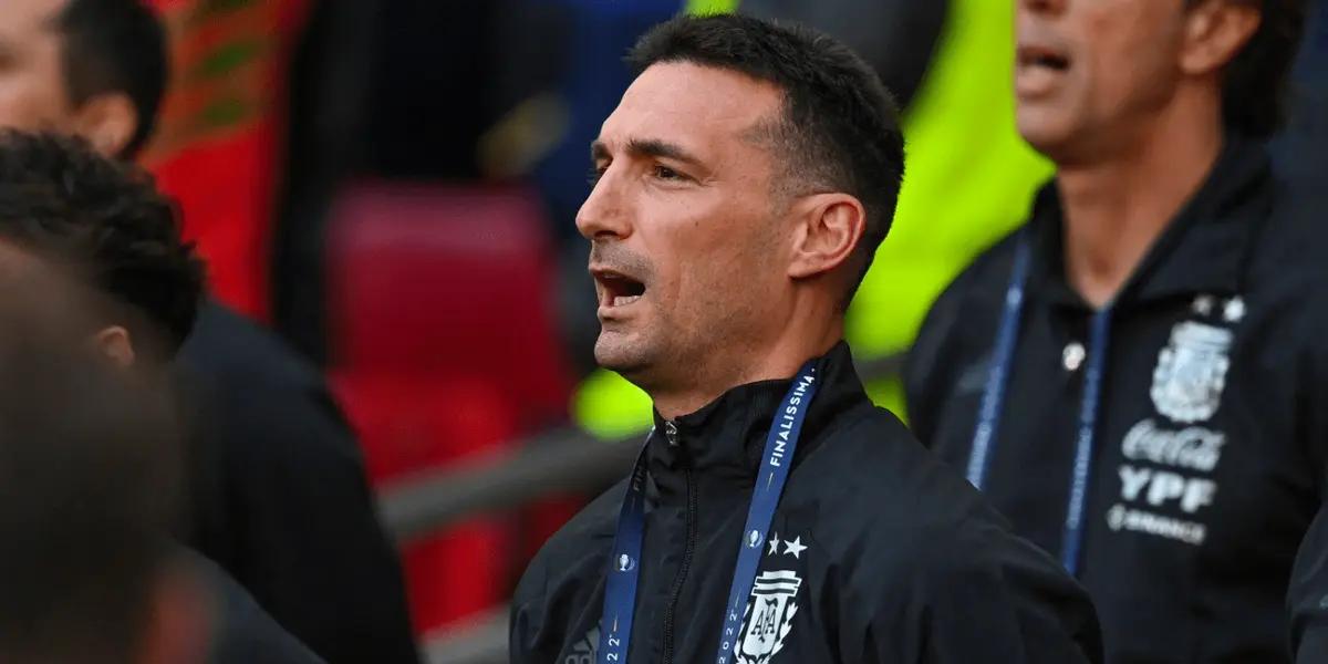 In tears, the coach of the Argentine team left a message to the fans.