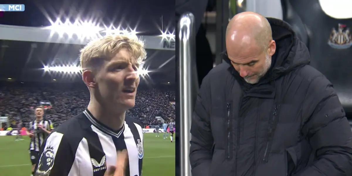 Incredible, Pep Guardiola's reaction after Newcastle's comeback