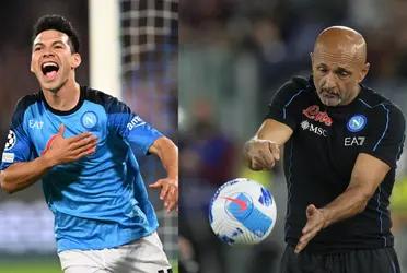 Italian coach Luciano Spalletti showcased Hirving Lozano against Empoli