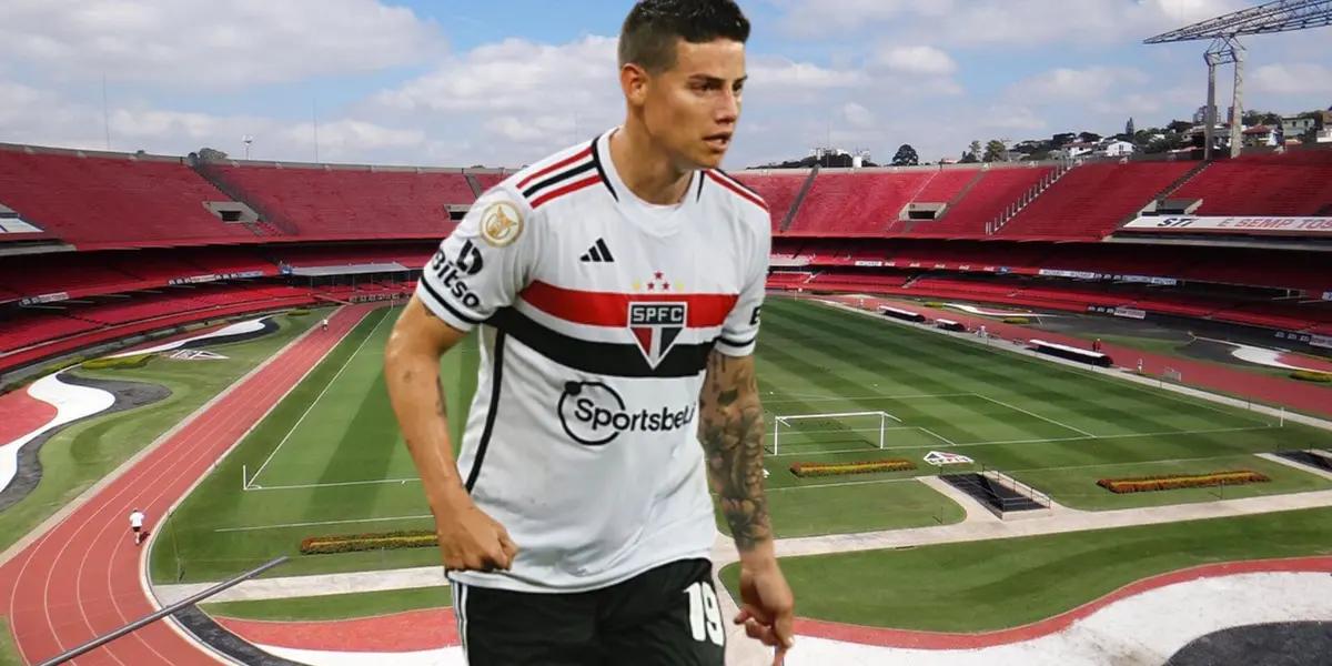 James Rodríguez qualifies for the final with Sao Paulo but is controversial
