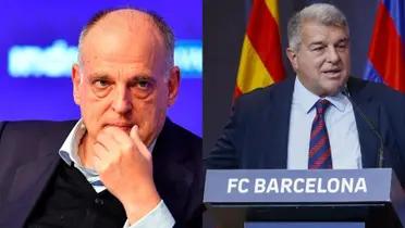 Javier Tebas gives FC Barcelona advice on how to be in a better financial state.