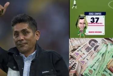 Jorge Campos uncovers the issue of why he is told the commentaries in Azteca Deportes and how much he charges for his intervention.