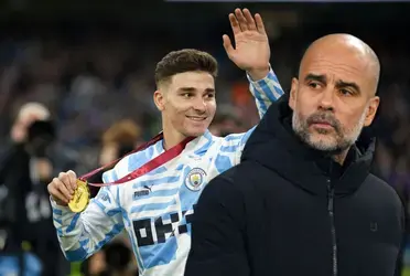 Josep Guardiola would have referred to the possibility of no longer counting on Julián Álvarez for next season.